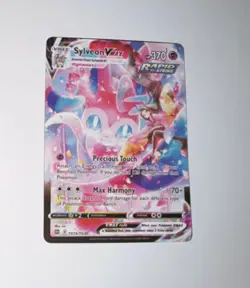 Pokemon Sylveon VMAX TG15/TG30 Brilliant Stars Full Art Holo Ultra Rare HP 370 - Image 1