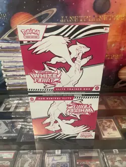 2 Pokemon TCG White Flare ETB Elite Trainer Box - Factory Sealed - New - Image 1