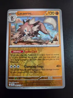 Lycanroc - 085/159 -Reverse Holo Rare Journey Together Pokemon Card NM - Image 1