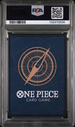 2025 ONE PIECE OP11-A FIST OF DIVINE SPEED ALTERNATE ART HONESTY IMPACT PSA 9 - Image 2
