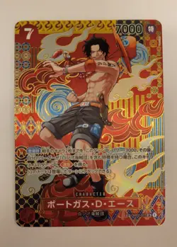 Portgas D. Ace SP Alt Art OP02-013 SR Two Legends ONE PIECE Card Game Japanese - Image 1