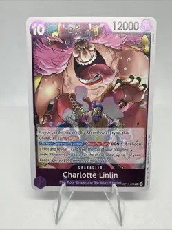 One Piece CCG Charlotte Linlin A Fist Of Divine Speed R Foil OP11-073 NM - Image 1