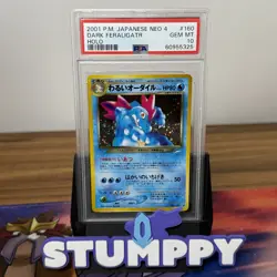 PSA 10 DARK FERALIGATR 160 | Neo 4 Vintage Holo Graded Pokemon Card - Image 1