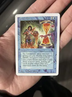 1993 Unlimited Timetwister Vintage Magic: The Gathering Card - Image 1