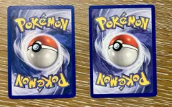 Vintage Pokemon Cards 1st Edition Meowth And Dark Persian Team Rocket - Image 2