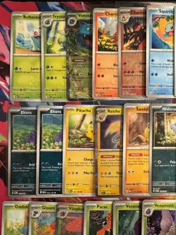 Pokemon TCG -151 Master Set Starter-incomplete (141 Cards) Check Description - Image 2