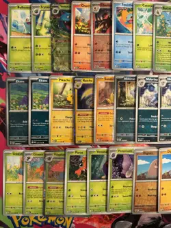 Pokemon TCG -151 Master Set Starter-incomplete (141 Cards) Check Description - Image 3