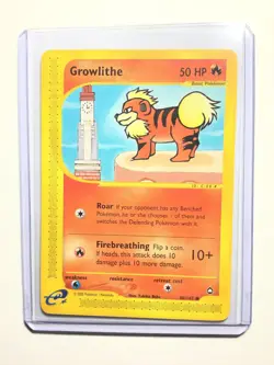 GROWLITHE - 80/147 - Aquapolis - Common - Pokemon Card - NM - Image 1