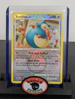 Pokemon Card 2009 SNORLAX 33/111 Cross-Hatch League Promo Rising Rivals NM/M - Image 1