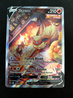 Flareon V SWSH179 SWSH: Sword & Shield Promo Cards Holo NM - Image 1