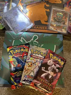 Used Pokemon Lot 20M- As Seen Cards And Box(s) Some Dents And Tears - Image 2
