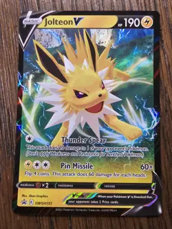 Jolteon V SWSH151 SWSH: Sword & Shield Promo Cards Holo - Image 1