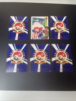 6 Card Holo Lot Vintage Japanese Pokemon Team Rocket Set Themed - MP/LP/NM - Image 2