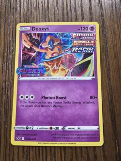 Deoxys - (Prerelease) SWSH170 SWSH: Sword & Shield Promo Cards Holo - Image 1