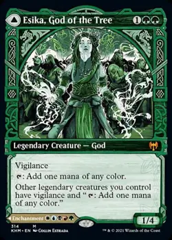Esika, God of the Tree / The Prismatic Bridge (Showcase) - Near Mint MTG - Image 1