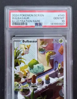 *PSA 10* Bulbasaur 143/142 - Stellar Crown - Illustration Rare - Gem Mint Card - Image 2