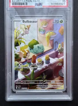 *PSA 10* Bulbasaur 143/142 - Stellar Crown - Illustration Rare - Gem Mint Card - Image 3