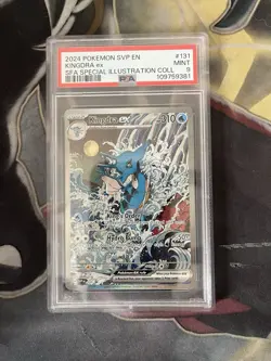 Kingdra ex 131 Sv: Scarlet & Violet Promo Cards Holo PSA 9 - Image 1