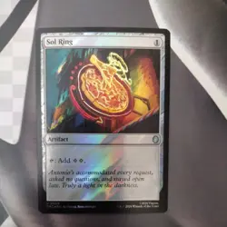 MTG-Teenage Mutant Ninja/Sol Ring (Surge Foil) Commander - Image 1
