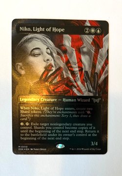 Niko, Light of Hope Showcase Textured Foil Duskmourn MtG Magic #0410 NM - Image 1