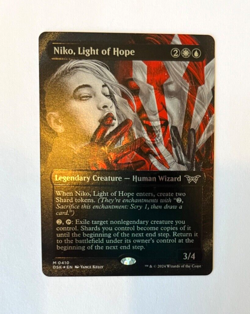 Niko, Light of Hope Showcase Textured Foil Duskmourn MtG Magic #0410 NM - Image 2