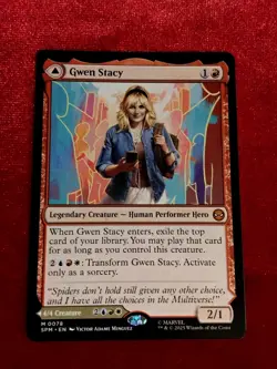 MTG Marvel: Spider-Man Double Feature #78 Mythic - Gwen Stacy : Ghost-Spider Mnt - Image 1