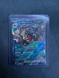 Pokemon Arven's Mabosstiff ex DRI 139/182 Play! Stamped Prize Pack Series - Image 4