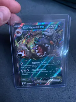 Pokemon Arven's Mabosstiff ex DRI 139/182 Play! Stamped Prize Pack Series - Image 5