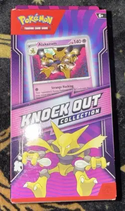 Sealed Knock Out Collection Alakazam Promo Pokemon TCG - 2 Booster Packs - Image 1