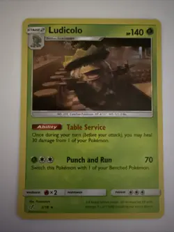 Ludicolo 2/18 Detective Pikachu NM POKEMON Holo Rare - Image 1