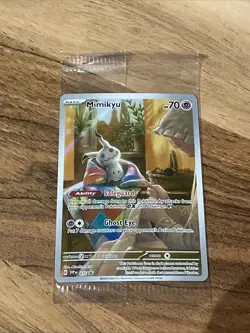 Pokemon Mimikyu SVP 075 Paldean Fates Black Star Promo SEALED - Image 1