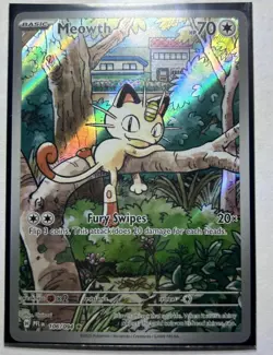Meowth 106/094 Me02: Phantasmal Flames Holo | Pokemon TCG - NEAR MINT - Image 4