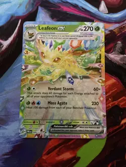 Pokemon TCG Leafeon ex 006/131 Sv: Prismatic Evolutions Holo (English) - NM - Image 1