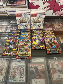 Pokemon 2 Prismatic Booster Bundles Plus 12 Mega Evolution Packs - Image 1