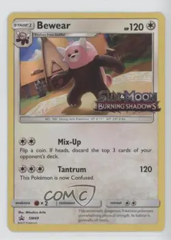 Bewear (Burning Shadows Prerelease) Pokemon Sun & Moon Black Star Promo #SM49 - Image 1