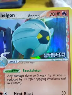 Pokemon SHELGON 54/113 (Stamped Reverse Holo) Delta Species - NM - Image 3