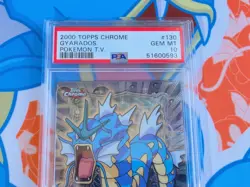 Gyarados - 2000 Topps CHROME Pokemon TV #130 - PSA 10 💎 - Image 3