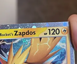 POKEMON TEAM ROCKET'S ZAPDOS 070/182 RARE COSMOS HOLO SWIRL DESTINED RIVALS NM - Image 3