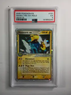 2005 Pokemon EX MANECTRIC EX-HOLO DEOXYS #101 - Image 1