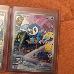 Pokemon First Partner Illustration Collection Promos TCG Chimchar Turtwig Piplup - Image 2