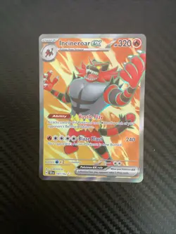 Incineroar ex 187/162 - S&V: Temporal Forces Ultra Rare - Pokemon TCG (NM) - Image 1