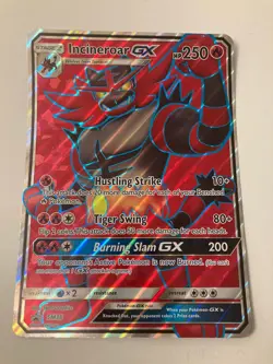 Pokemon TCG Incineroar-GX SM38 SM Black Star Promos Holo MP/HP - Image 1