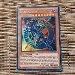 1996 Yu-Gi-Oh! Dark Magician of Chaos 1st Edition YGLD-ENC02 Ultra Rare - Image 2