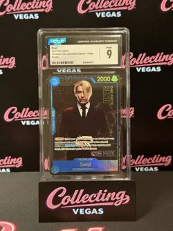 2024 ONE PIECE SANJI P-050 PREMIUM COLLECTION LIVE ACTION EDITION PROMO CGC 9 - Image 1