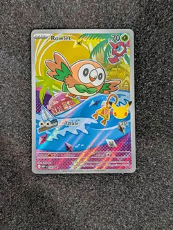 Pokemon Card 2026 ROWLET First Partner Illustration Collection Rare Promo 043 - Image 1