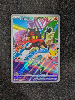 Pokemon Card 2026 LITTEN First Partner Illustration Collection Rare Promo 044 - Image 1