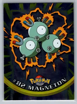 Magneton #82 Topps Pokemon Card - Foil - Blue Logo - NM - Image 1