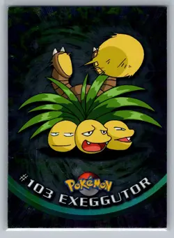 Exeggutor #103 Topps Pokemon Card - Foil - Blue Logo - NM - Image 1