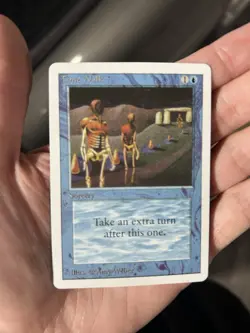 Magic The Gathering Time Walk Unlimited Card MTG - Image 1