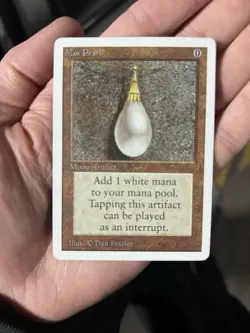 MTG Mox Pearl Unlimited Card - Image 1